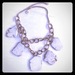 Anthropologie stone necklace